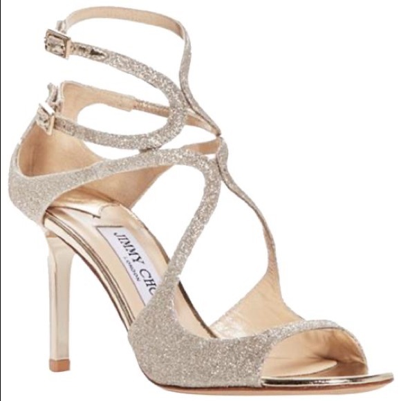 Jimmy Choo Champagne Ivette Sandal 85 Heel, Size: EU 39 (Approx. US 9) - Picture 9 of 12